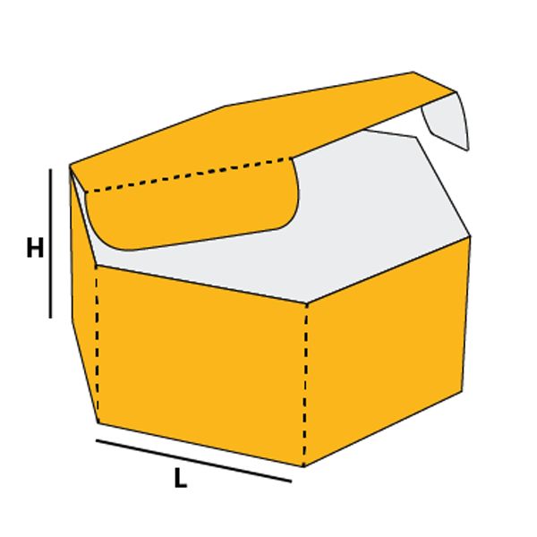 Custom Printed Hexagon Packaging Boxes